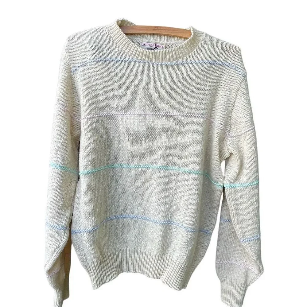 Winona Knits size M 56% wool vintage. Made In Minnesota.
